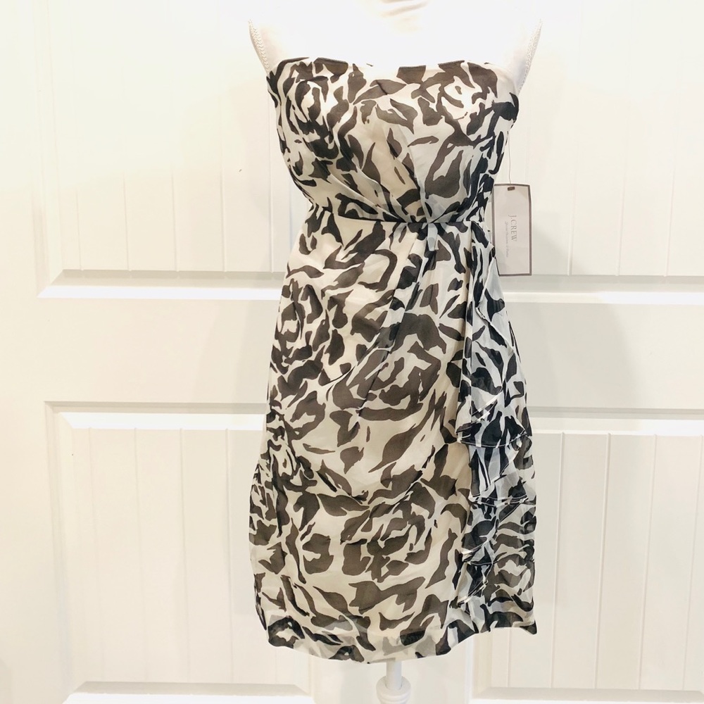 J. Crew Strapless Silk Special Occasion NWT-Size 2